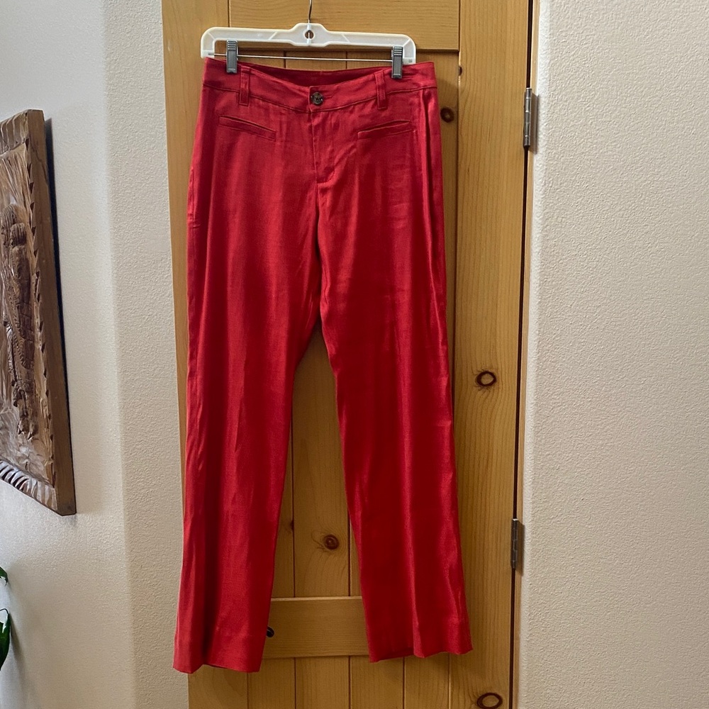 CAbi Bold Scarlet Trousers